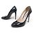 PRADA Pumps 39 Schwarzes Lackleder Schuhe