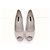 NEUE LOUIS VUITTON EYELINE OPEN TOE PUMP 39 WILDLEDER-PUMPS SCHUHE Grau - Ansicht 15