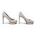 NEUE LOUIS VUITTON EYELINE OPEN TOE PUMP 39 WILDLEDER-PUMPS SCHUHE Grau - Ansicht 3