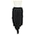 FALDA MIDI PLISADA ASIMÉTRICA GIVENCHY NUEVA 40 M Negro - vista 2