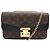 BORSA LOUIS VUITTON MARCEAU M46126 IN TELA MONOGRAM & PELLEGRO NERO Marrone
