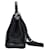 BORSA FENDI PEEKABOO MEDIUM 8BN290 PELLE INvecchiata NERA TRACULLA Nero - vista 3