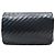 VINTAGE CHANEL HANDべきTASCHE EINFACHE KLAPPE CC LOGO SCHWARZ CHEVRON LEDER HAND BAG - Ansicht 2