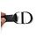 NUEVO CINTURÓN LARGO CHRISTIAN DIOR HEBILLA LOGO PLATA RUTENIO T36 Negro - vista 12