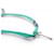 Hermès NEW HERMES TOURBILLON DOUBLE LOOP SILK CORD BLUE NECKLACE BRACELET  - view 3