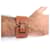 Hermès NEW HERMES BARENIA LEATHER FORCE BRACELET T18 20 MANCHETTE CUFF BANGLE Brown  - view 10