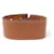 Hermès NEW HERMES BARENIA LEATHER FORCE BRACELET T18 20 MANCHETTE CUFF BANGLE Brown  - view 3