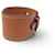 Hermès NEW HERMES BARENIA LEATHER FORCE BRACELET T18 20 MANCHETTE CUFF BANGLE Brown  - view 4