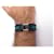 Hermès NEW HERMES TWO-TONE LEATHER BRACELET BLUE & BLACK T19 PALLADIUM STEEL BUCKLE  - view 8