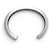 Hermès NEW HERMES JONC CAPITAINE T16 BRACELET IN BRUSHED STEEL & BLACK LEATHER  - view 6