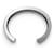 Hermès NEW HERMES JONC CAPITAINE T16 BRACELET IN BRUSHED STEEL & BLACK LEATHER  - view 7