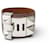Hermès HERMES MEDOR DOG COLLAR BRACELET H500309FK34T1 IN BARENIA LEATHER CUFF Brown  - view 2