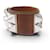 Hermès HERMES MEDOR DOG COLLAR BRACELET H500309FK34T1 IN BARENIA LEATHER CUFF Brown  - view 3