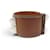 Hermès HERMES MEDOR DOG COLLAR BRACELET H500309FK34T1 IN BARENIA LEATHER CUFF Brown  - view 4