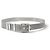 Hermès SELENE HERMES ETRIVIERE SILBERMETALL VENETIANISCHES GLIED T90 SILVER BELT