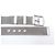 Hermès SELENE HERMES ETRIVIERE SILBERMETALL VENETIANISCHES GLIED T90 SILVER BELT - Ansicht 6