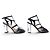 NUOVE SANDALI CHRISTIAN DIOR LA PARISIENNE 38.5 PELLE NERA - vista 3