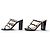 VALENTINO ROCKSTUD 36 37 FR Lackleder-Sandaletten mit Absatz SCHUHE Schwarz - Ansicht 2