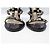 VALENTINO ROCKSTUD 36 37 FR Lackleder-Sandaletten mit Absatz SCHUHE Schwarz - Ansicht 4