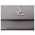 BORSA SAINT LAURENT SUNSET MEDIUM 442906 IN PELLE A SPALLA Grigio - vista 14