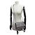 BORSA SAINT LAURENT SUNSET MEDIUM 442906 IN PELLE A SPALLA Grigio - vista 3
