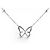 NUOVO COLLANA MESSIKA BUTTERFLY PM DIAMANTI 0.58CT ORO BIANCO 18K 3.6G Argento - vista 4