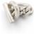 Hermès ANILLO HERMES CROISETTE GM H104587B T52 ARGENTO STERLING 925 17.3GR SILVER RING  - vista 2