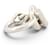 Hermès ANILLO HERMES CROISETTE GM H104587B T52 ARGENTO STERLING 925 17.3GR SILVER RING  - vista 4