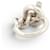 Hermès ANILLO HERMES CROISETTE GM H104587B T52 ARGENTO STERLING 925 17.3GR SILVER RING  - vista 5