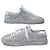 NEUE SAINT LAURENT ANDY GLITTER 590027 SNEAKER SCHUHE 39 Silber - Ansicht 3