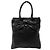 BORSA TOTE RED VALENTINO IN PELLE NERA CON NODO Nero