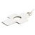 PENDENTE DINH VAN CROIX PERCEE ORO BIANCO 18K 2.8G WHITE GOLD CHARM PENDANT Argento - vista 3