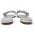 SCARPE LOUIS VUITTON REVIVAL FLAT MULE 1A9QJG IN PELLE MONOGRAM 38 Argento - vista 5