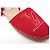 NUOVE SANDALI ESPADRILLES LOUIS VUITTON STARBOARD LOGO LV 39 Rosso - vista 13
