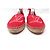 NUOVE SANDALI ESPADRILLES LOUIS VUITTON STARBOARD LOGO LV 39 Rosso - vista 4