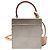 BORSA LOUIS VUITTON BLEECKER BOX in pelle vernice con tracolla handbag Grigio - vista 2