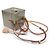 BORSA LOUIS VUITTON BLEECKER BOX in pelle vernice con tracolla handbag Grigio - vista 6