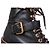 BOTAS DE COMBATE LOUIS VUITTON TERRITORY 1A4FNZ 38.5 RANGERS SHOES Negro - vista 14