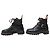 BOTAS DE COMBATE LOUIS VUITTON TERRITORY 1A4FNZ 38.5 RANGERS SHOES Negro - vista 2