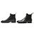 STIVALETTI LOUIS VUITTON CHELSEA LEAGUE 7 41 IN PELLE PATINATA Nero - vista 2