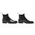 STIVALETTI LOUIS VUITTON CHELSEA LEAGUE 7 41 IN PELLE PATINATA Nero - vista 3