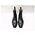 STIVALETTI LOUIS VUITTON CHELSEA LEAGUE 7 41 IN PELLE PATINATA Nero - vista 9