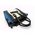 Céline NUOVO CELINE LUGGAGE MICRO PELLE NERA E TELA AZZURRO BEIGE HAND BAG - vista 3