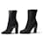 BOTINES CHANEL G29984 38 BOTAS DE CUERO NEGRO  - vista 2