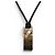 COLLANA CON PENDENTE CHAUMET LIEN IN ORO ROSA 18K 5.3 GR CON 5 DIAMANTI D'oro
