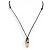 COLLANA CON PENDENTE CHAUMET LIEN IN ORO ROSA 18K 5.3 GR CON 5 DIAMANTI D'oro - vista 2