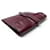 Hermès SAC A MAIN HERMES JIGE ELAN PM CUIR BOX ROUGE BORDEAUX POCHETTE CLUTCH BAG  - vue 4