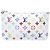 NUOVA POCHETTE LOUIS VUITTON PR SAC NEVERFULL MONOGRAM CANVAS MURAKAMI POUCH BAG Multicolore