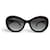 CHANEL OVALE CC LOGO SONNENBRILLE 5469-B SCHWARZ KUNSTSTOFF  - Ansicht 1
