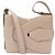 Polène NUOVA BORSA A SPALLA POLENE NODDE IN PELLE LISCIA TAUPE BORSA A MANO